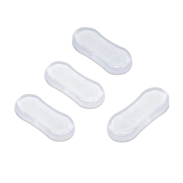 Kit 12 Paraurti Per Sedile WC In ABS+TPE | Cuscinetti Anticaduta Per Coperchio Standard | Colore Grigio