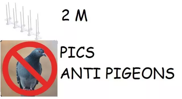 Pic Anti Pigeon, 5.7 Mtres Anti Pigeons Pour Balcon, Anti Oiseaux Plastique  Pour Pigeons Chats Moineaux, Pic Anti Chat Pour Fentre