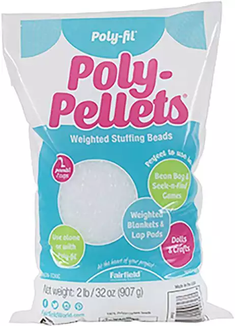 Poly Pellets Weighted Stuffing Beads Easy Pour and Store 24oz