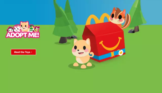 2024 MCDONALD'S ADOPT Me Pet HAPPY MEAL TOYS Or Set 3.99 PicClick