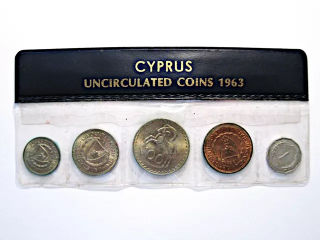Zypern  Uncirculated Coins  1963
