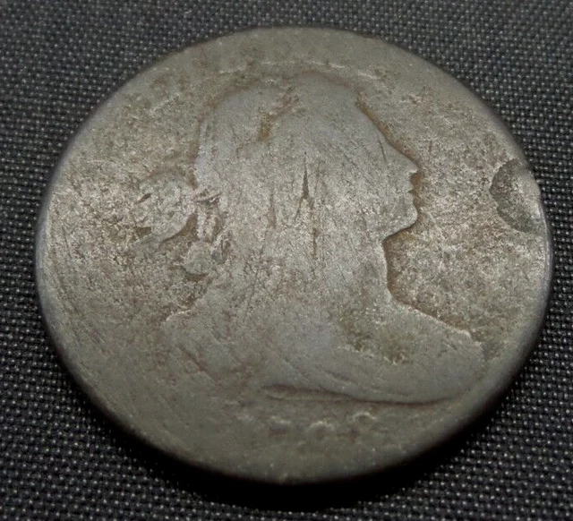 1798 Draped Bust Large One Cent Coin - B328