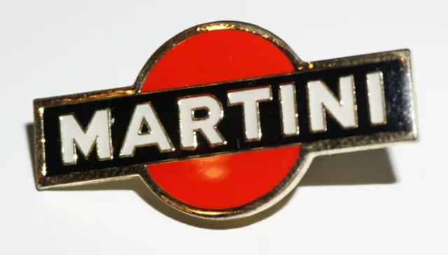 Martini Aperitif Aperitivo Pin Anstecker Brosche Anstecknadel Logo Edelstahl NEU