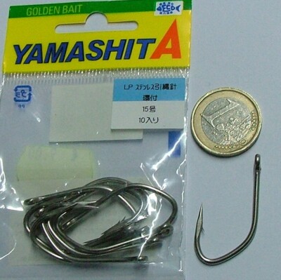 EZ1 Colibri AMI COLIBRI IN ACCIAIO CON OCCHIELLO SIZ.2  PZ 15 PER SURF CASTING ORATE 