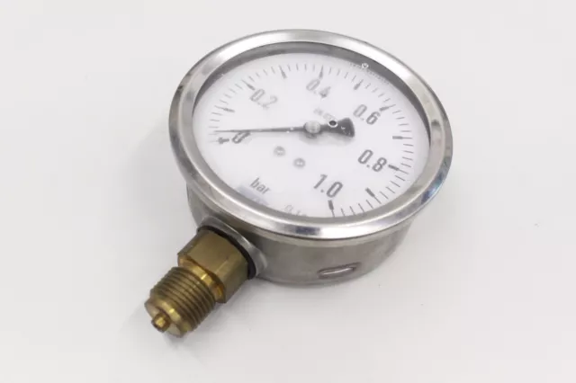 WIKA 0-6 Bar 100mm 316L  Manometer  EN837-1