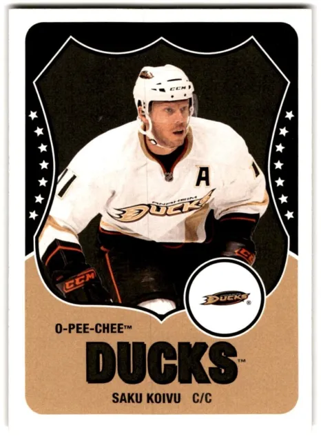 2010-11 O-Pee-Chee Retro Saku Koivu Anaheim Ducks #6