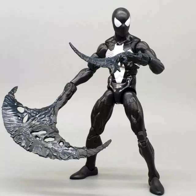 New Marvel Legends Symbiote Spider-Man Retro Venom Action Figure Box Toys Gifts 2