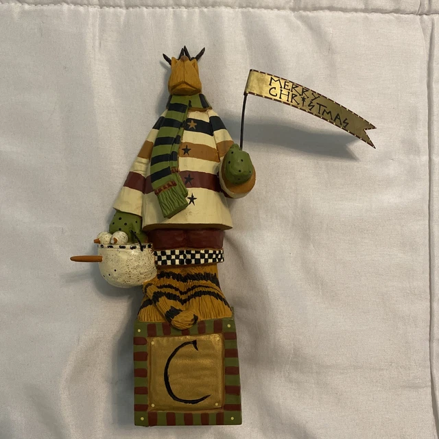 Williraye Studio 2004 Jingle Cat, Boy WW2506 Christmas Figurine