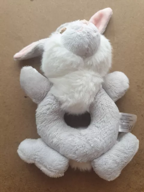 Disney Store Baby. Bambi’s Friend Thumper Plush Bunny Ring Rattle.