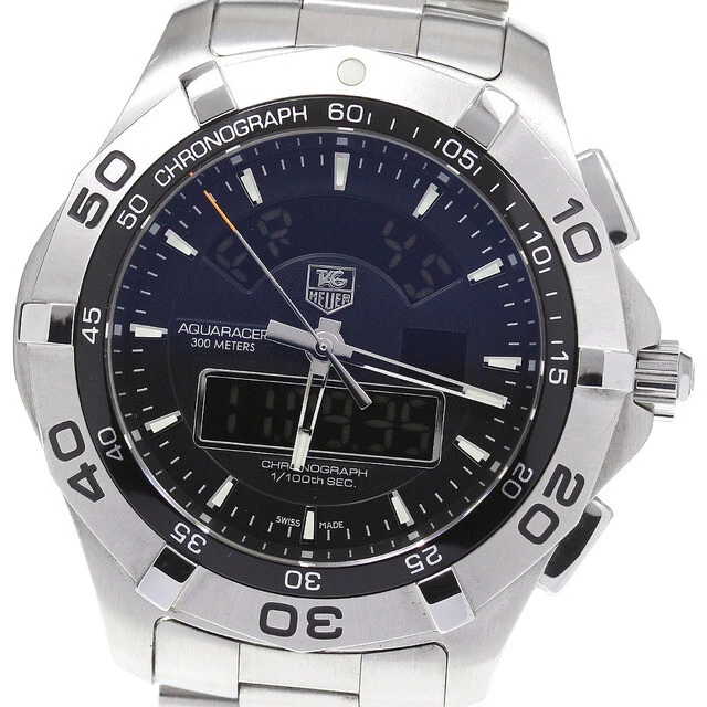 TAG HEUER CAF1010 0 Aquaracer Chronotimer Quartz Men s 743002