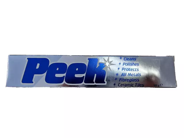 PEEK Metal Polish - Cleans Protects Polishes 100ml Metal Silver Brass Copper