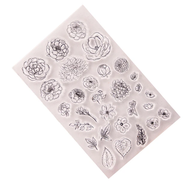 Clear Making Decoration Stamps Rubber Scrapbook Card Reusable