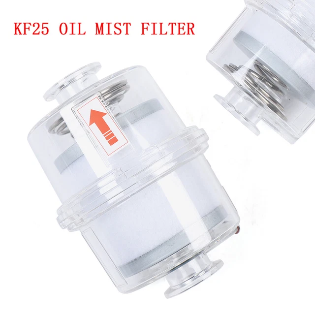 OIL MIST FILTER For Vacuum Pump Fume Separator Exhaust Filter w/KF25