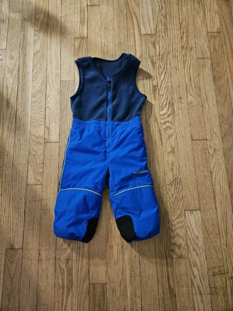 Columbia Toddler Boys Blue Bib Ski Snow Pants Size 2T