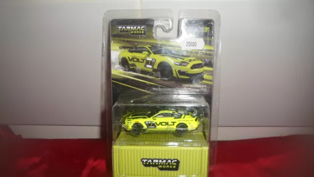 Ford Mustang Gt 500  Jaune   Au 1/64 Eme
