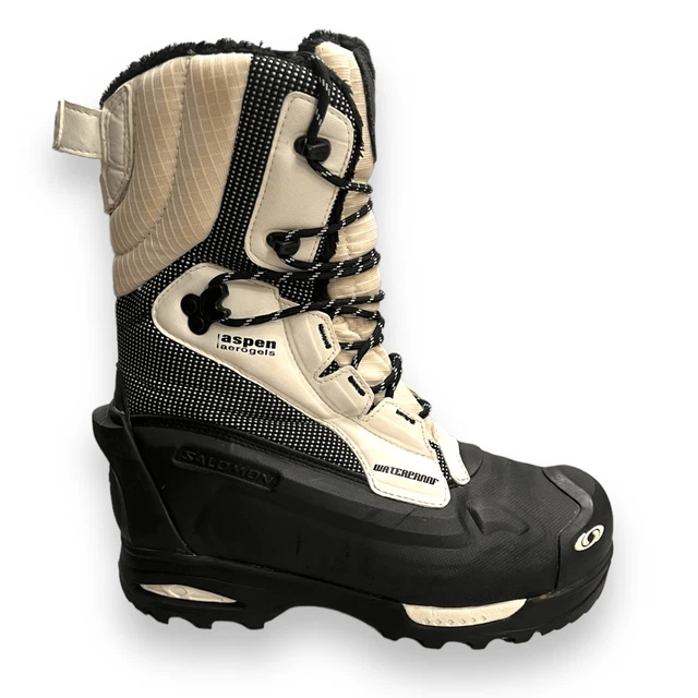 SALOMON WOMEN S 8 Aspen Aerogels Winter Boots Black Cream