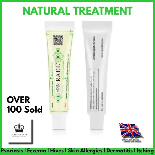 Natural Psoriasis Cream Eczema Dermatitis Anti-Itch Scabies Body Skin Treatment