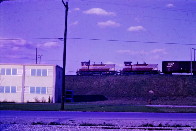 Kodachrome Original Slide Canadian Pacific Diesel Switchers- Item #CC3236
