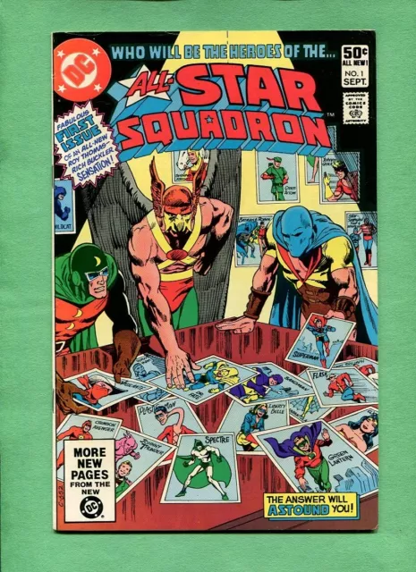 All-Star Squadron #1 Hawkman Plastic Man Shining Knight DC Comics Sep. 1981