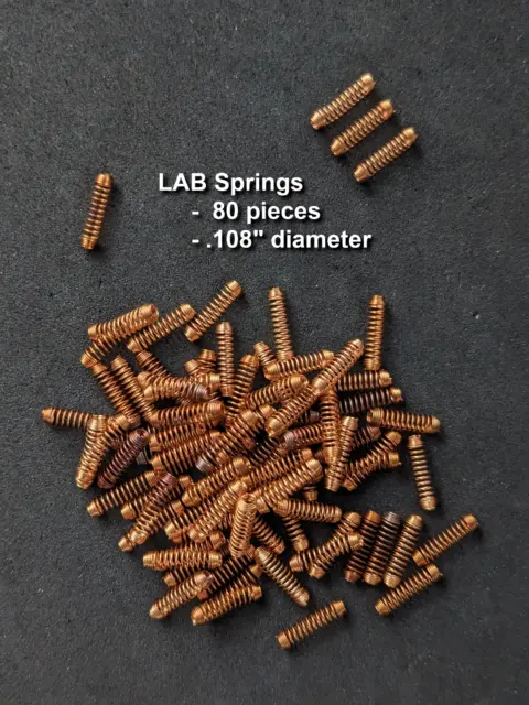 80 Pieces LAB Springs SFIC .108" diameter .390" length Locksmith Locksport Rekey