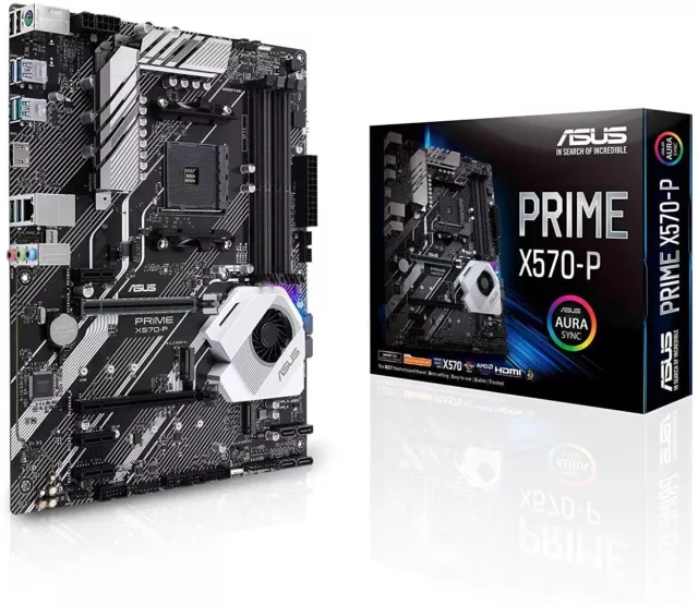 ASUS Prime X570-P Gaming Mainboard AMD Ryzen X570 Sockel AM4 ATX DDR4 7.1 Sound
