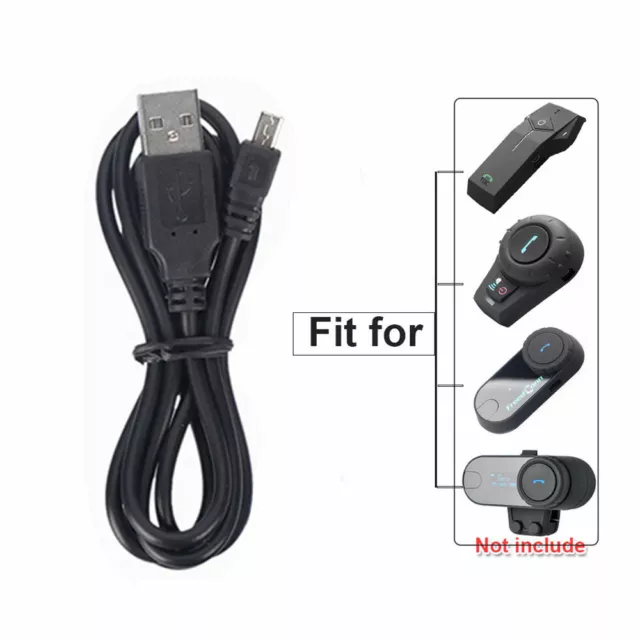 Cable de carga cargador USB para auriculares de intercomunicación Bluetooth para motocicleta FreedConn