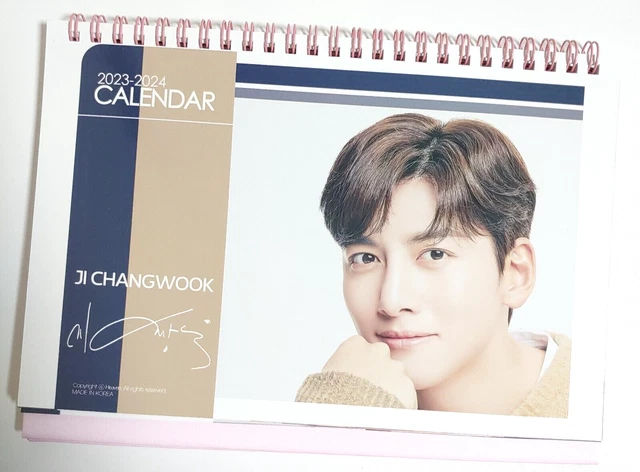 JI CHANG WOOK calendrier de bureau photo 2023 2024 calendrier