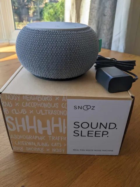 SNOOZ Smart White Noise Machine - Cloud - Real Fan Inside - BRAND NEW.