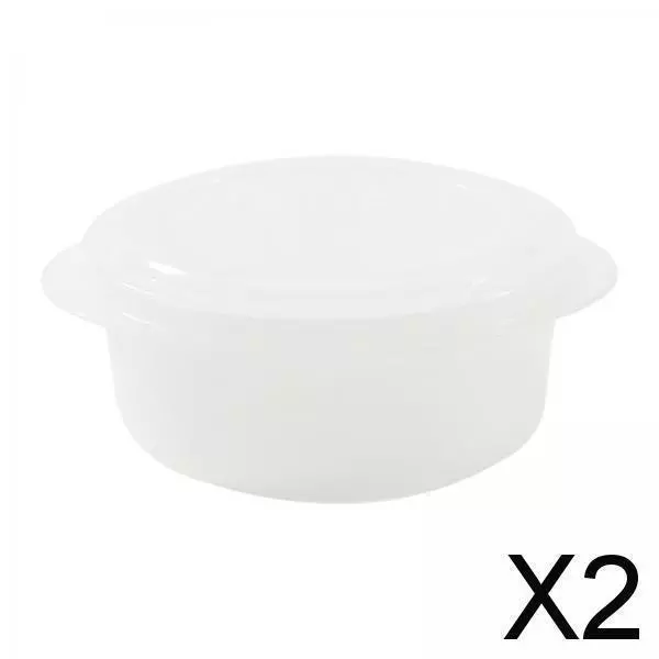 2X Meal-Prep-Behälter, Auslaufsicherer Gefrierschrank, 300 Ml