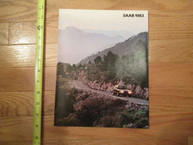 1983 Saab car auto Dealer showroom Sales Brochure catalog