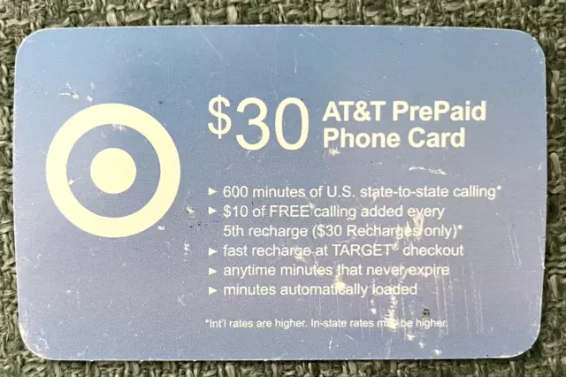 $30 att prepaid phone card