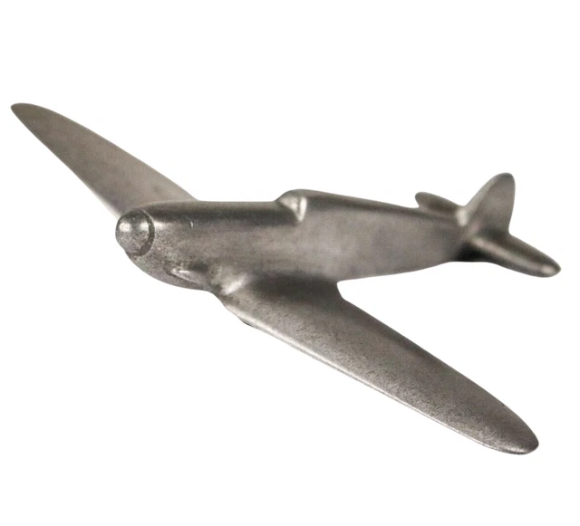 Supermarine Spitfire Tisch Modell Alu WW2 Vintage British Aircraft 30er 40er