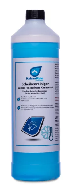 SCHEIBENREINIGER WINTER Frostschutz Konzentrat 1 L Scheiben-Wischwasser EUR  14,99 - PicClick DE