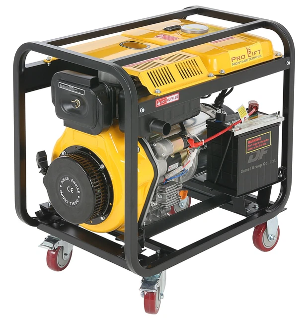 Groupe électrogène Diesel 9500W – Triphasé 400V/230V – Démarrage électrique – SDG9800S – Neuf