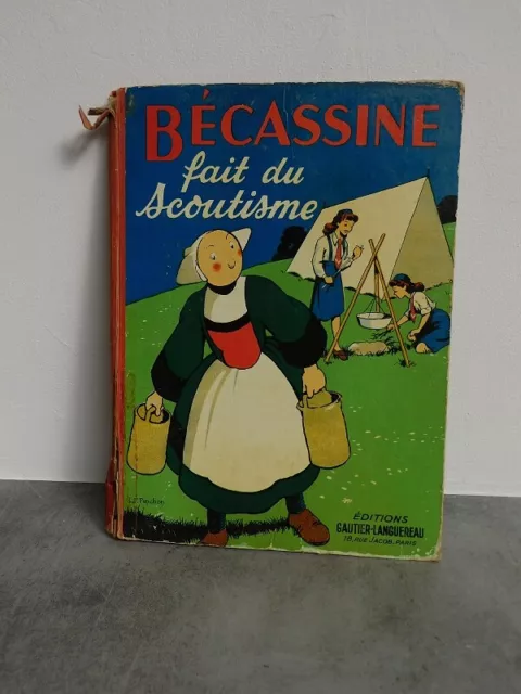 Bande Dessinee Becassine Fait Du Scoutisme Gautier Languereau 1951