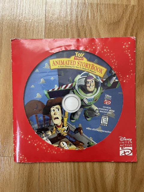 DISNEY'S TOY STORY Animated StoryBook (Windows/Mac) PIXAR CD-ROM PC ...