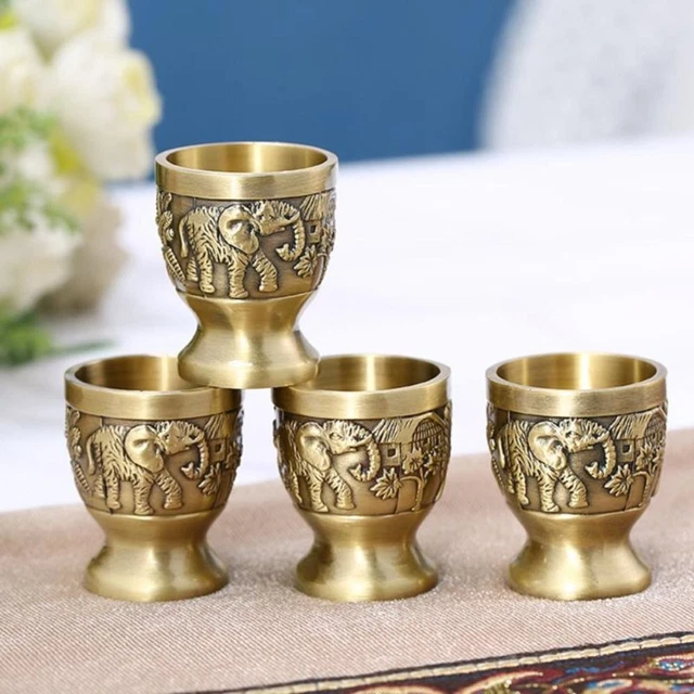 Tazze d'acqua tazza da vino calice tazza da tè decorazione tazza da vino bronzo bar