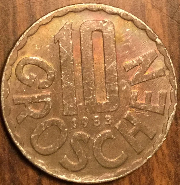 1983 Austria 10 Groschen Coin