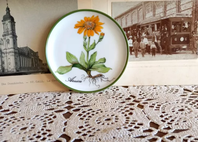 Vintage plate, Kaiser, porcelain plate, floral, wall hanging plate, Germany