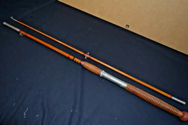 Vintage Antique Montague Wood Fishing Rod