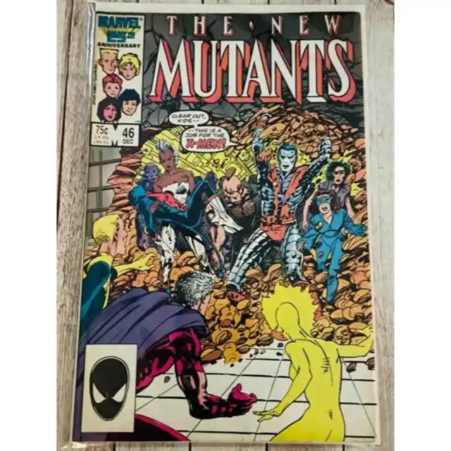1986 Marvel Comics- The New Mutants #46 Comic Book