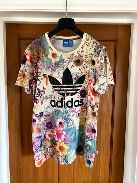 Adidas Originals Women's Floral T-Shirt Size S