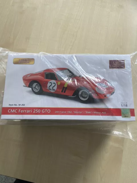 CMC M-253 # 22 Ferrari 250 GTO 24h Le Mans 1962 „Beurlys/ Elde/Mason“ 1:18