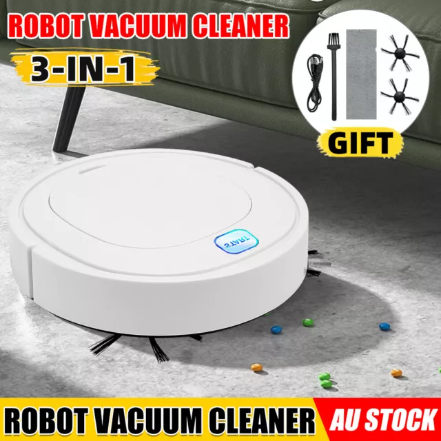 Rechargeable Automatic Smart Robot Vacuum Cleaner Dry Wet Floor Mop Sweeping AU