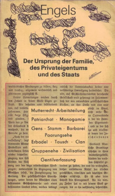 Friedrich Engels "Der Ursprung der Familie, des Privateigentums und des Staats“