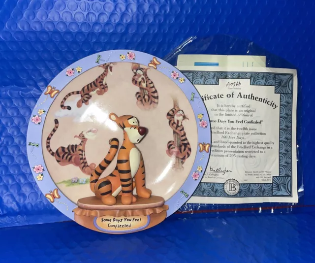 Winnie The Pooh “Some Days You Feel Confizzled” Tigger Plate