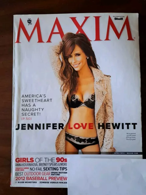 Maxim Magazine #172 April 2012 Jennifer Love Hewitt | eBay