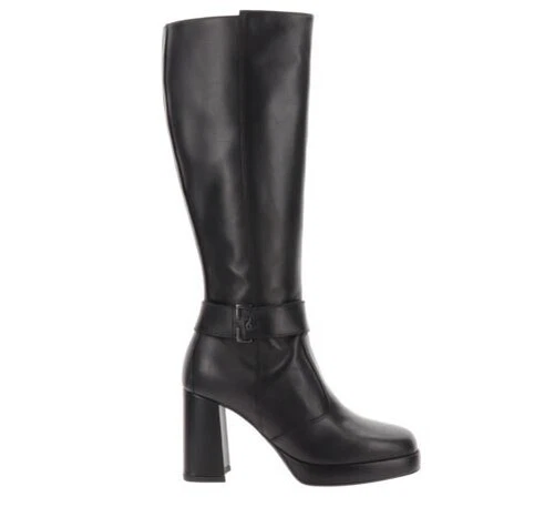 NeroGiardini Chaussures I308930D Bottes Femme en Cuir Fermeture à Glissière