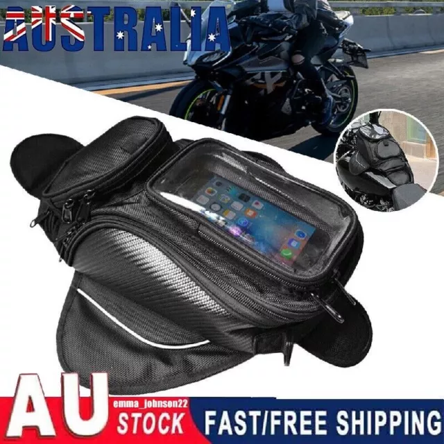 Universal Waterproof Magnetic Motorcycle Motorbike Oil Fuel Tank Saddle Bags