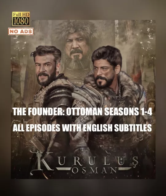 | Kurulus Osman | New | Seasons 1-5 | Eng Subs | Uninterrupted | No Ads | Usb